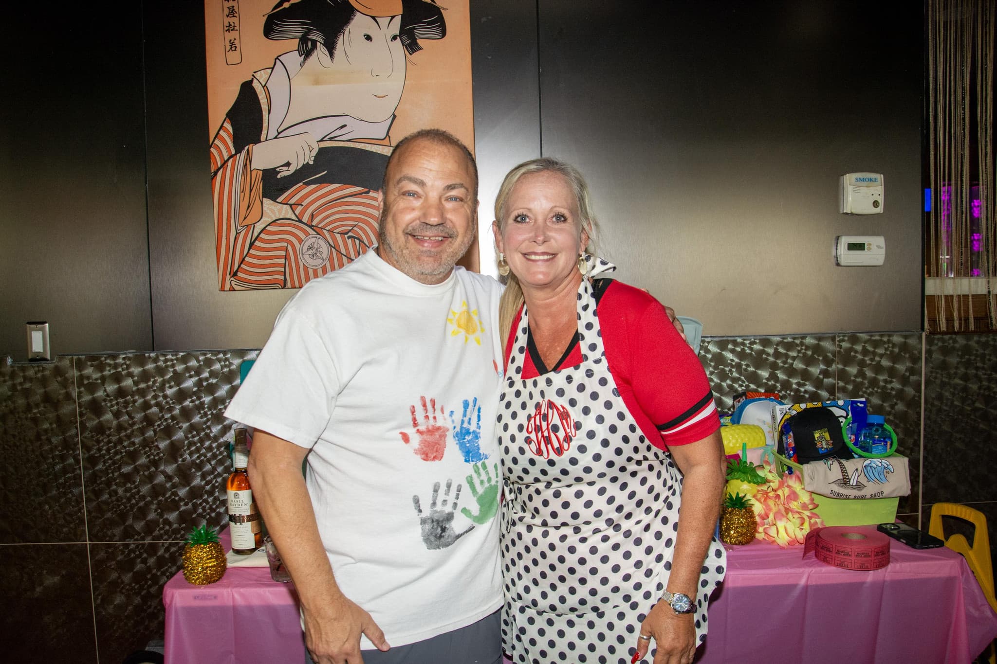 Competitors cooking during the TOP CHEF STUART event